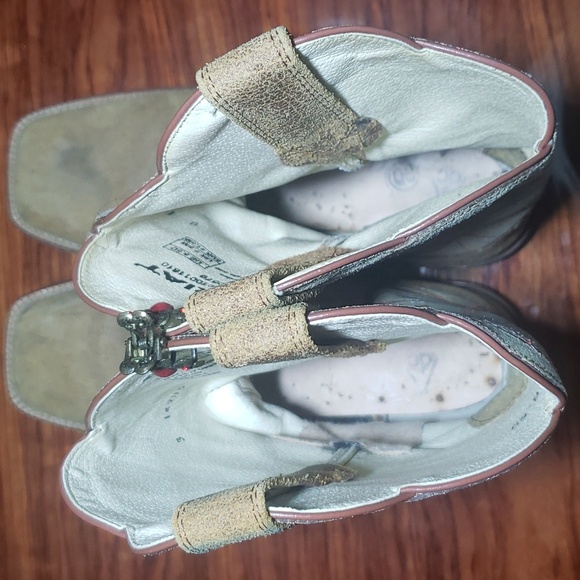 Ariat Pull On Square Toe Western Brown Leather 10011810 Men's Boots Size 8.5 D - Picture 12 of 16